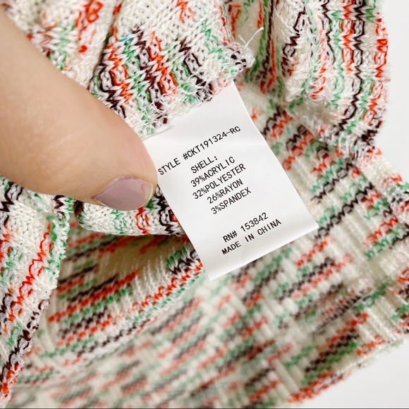 Code X Mode Space Dye Pullover Knit Sweater Top - Picture 7 of 8